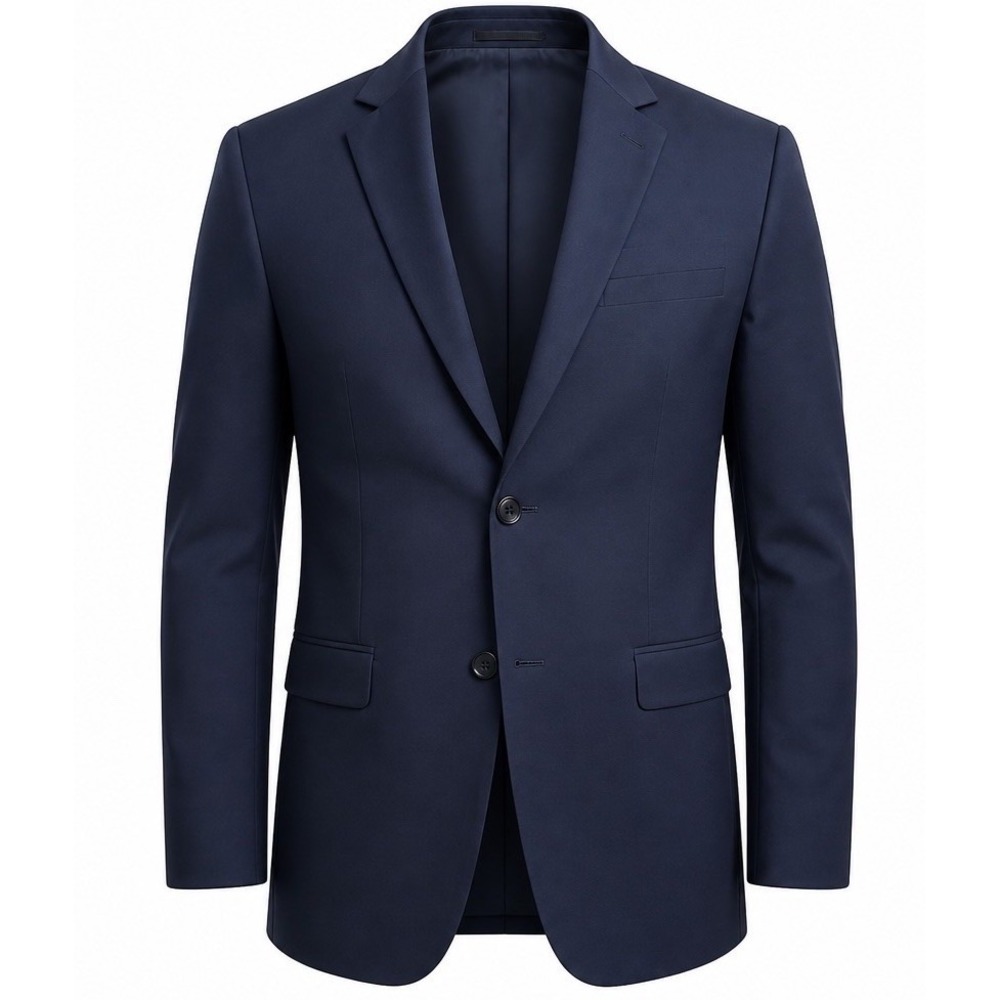 NEW Fabletics Men's The Don Blazer Navy Blue Sz XL Sport Coat Jacket Lightweight